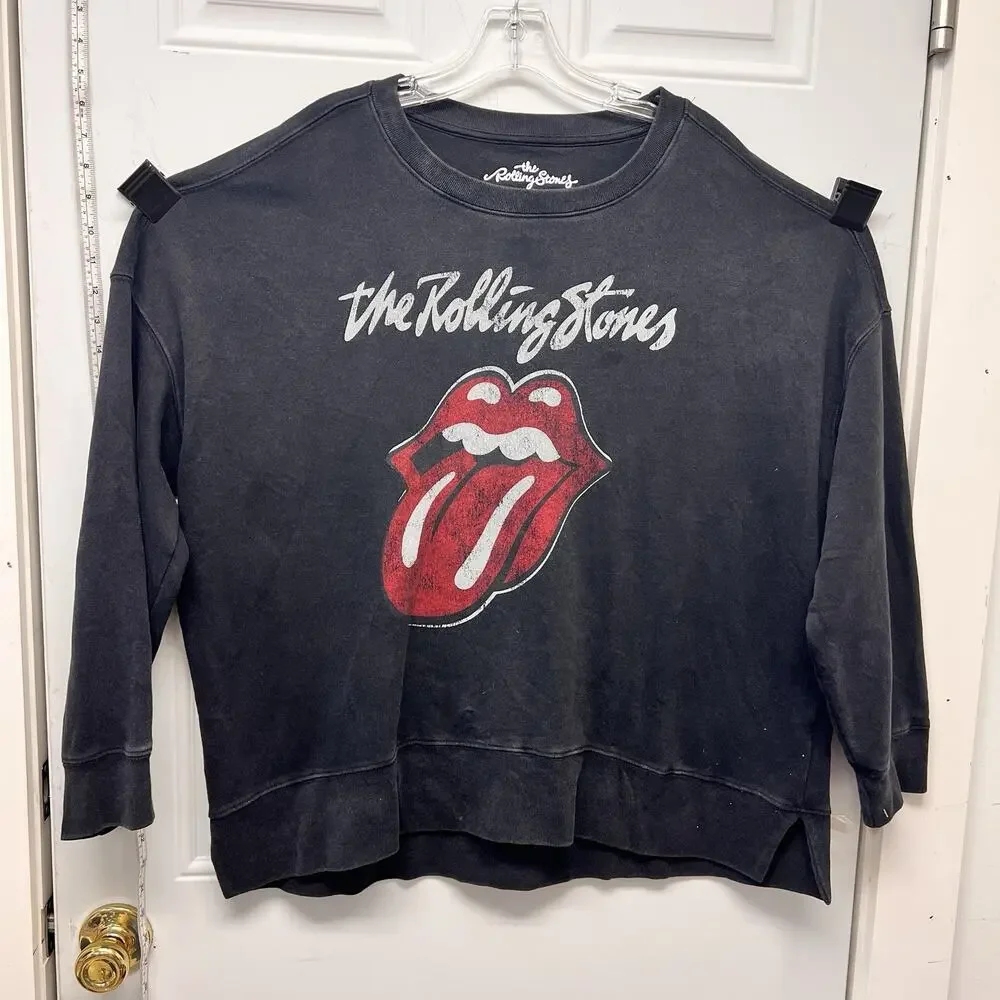 The Rolling Stones Pullover Sweater Sz XL Music Tour Concert Memorabilia AAA3825